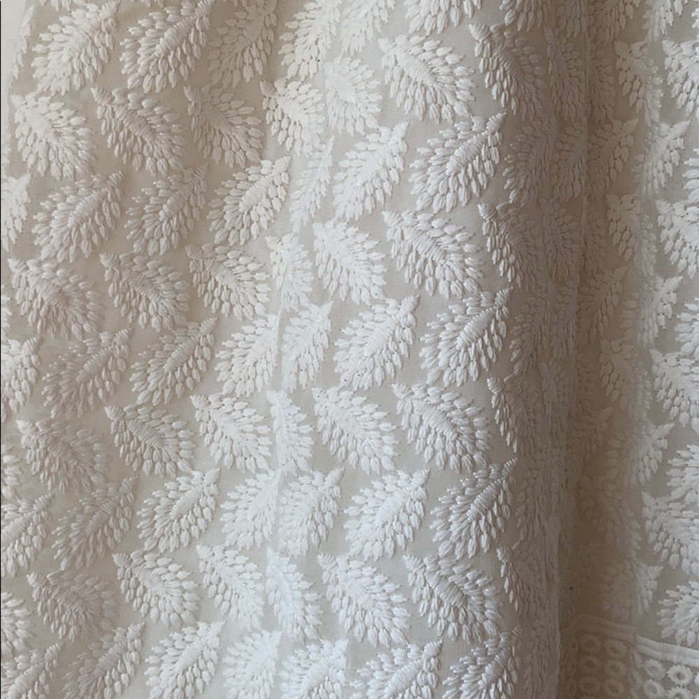 STRADIVARIUS White Summer Dress, Knee Length, S - Picture 5 of 12